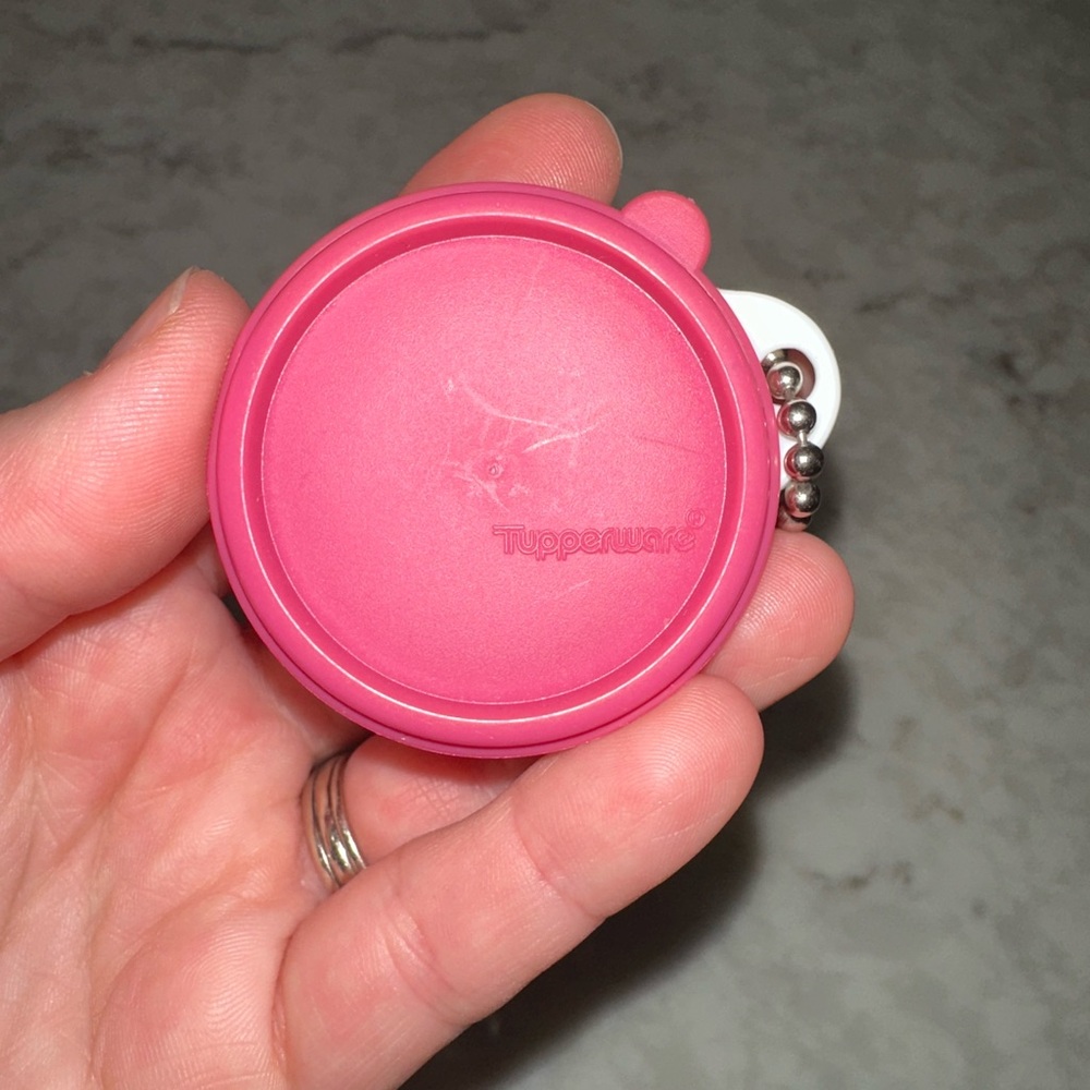 Vintage Mini Tupperware Container Keychains - image 6
